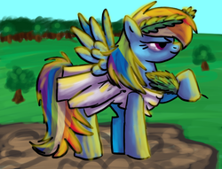 Size: 655x500 | Tagged: safe, artist:vaenite, rainbow dash, pegasus, pony, g4, female, mare, nike, ponified, solo