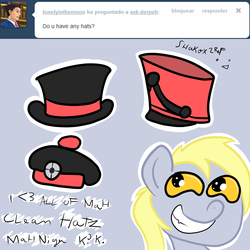 Size: 1280x1280 | Tagged: safe, derpy hooves, pegasus, pony, g4, ask, derpeh, female, mare