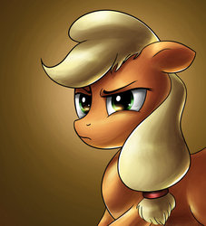 Size: 800x882 | Tagged: safe, artist:deerhooves, applejack, earth pony, pony, g4, female, mare, solo, unamused