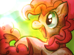 Size: 1500x1112 | Tagged: safe, artist:conversekicker, pinkie pie, earth pony, pony, g4, female, mare, open mouth, solo