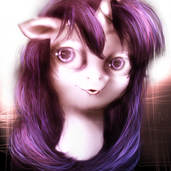 Size: 666x666 | Tagged: safe, artist:klalaskaxd, twilight sparkle, pony, g4, 666, duo, nightmare fuel, uncanny valley