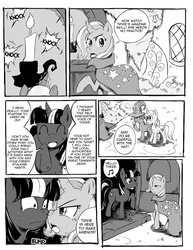 Size: 1100x1424 | Tagged: safe, derpy hooves, trixie, twilight sparkle, pegasus, pony, g4, comic, female, japanese reading order, manga, mare