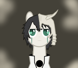 Size: 5371x4690 | Tagged: safe, artist:aohoshi2008, pony, absurd resolution, bleach (manga), hollow, ponified, solo, ulquiorra cifer