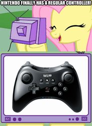 Size: 563x771 | Tagged: safe, fluttershy, pony, g4, exploitable meme, meme, tv meme, wii u