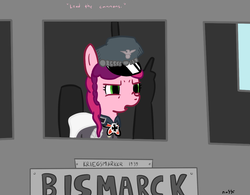 Size: 1122x877 | Tagged: safe, artist:nasse, oc, oc only, oc:marker pony, /co/, cosplay, ernst lindemann