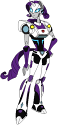 Size: 270x580 | Tagged: safe, rarity, g4, crossover, jazz, transformerfied, transformers