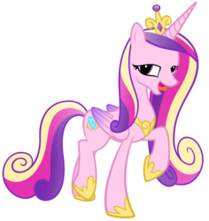 Size: 10000x10601 | Tagged: source needed, useless source url, safe, artist:dentist73548, princess cadance, alicorn, pony, g4, absurd resolution, crown, female, folded wings, hoof shoes, jewelry, lidded eyes, mare, regalia, simple background, solo, tiara, tongue out, transparent background, vector, wings