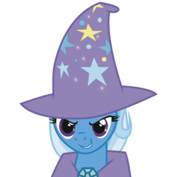 Size: 2000x2000 | Tagged: safe, artist:spectty, trixie, pony, unicorn, g4, female, grin, high res, mare, simple background, smiling, solo, transparent background, vector