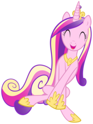 Size: 9253x12280 | Tagged: dead source, safe, artist:dentist73548, princess cadance, alicorn, pony, a canterlot wedding, ^^, absurd resolution, bipedal, crown, cute, cutedance, dancing, eyes closed, female, hoof shoes, jewelry, mare, regalia, simple background, solo, tiara, transparent background, vector
