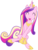 Size: 9253x12280 | Tagged: dead source, safe, artist:dentist73548, princess cadance, alicorn, pony, a canterlot wedding, g4, ^^, absurd resolution, bipedal, crown, cute, cutedance, dancing, eyes closed, female, hoof shoes, jewelry, mare, regalia, simple background, solo, tiara, transparent background, vector