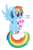 Size: 2040x3072 | Tagged: safe, artist:aqnichols, artist:maxaminusone, rainbow dash, pegasus, pony, g4, clothes, female, high res, mare, simple background, socks, solo, striped socks, transparent background