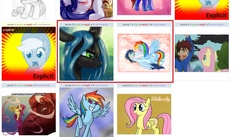 Size: 1157x635 | Tagged: safe, applejack, fluttershy, queen chrysalis, rainbow dash, rarity, soarin', human, dragonshy, g4, my little pony: friendship is magic, exploitable meme, female, gary motherfucking oak, juxtaposition, juxtaposition win, lesbian, male, meta, meta:explicit, ship:rarijack, ship:soarindash, shipping, straight