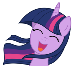 Size: 8000x7000 | Tagged: safe, artist:mamandil, twilight sparkle, pony, unicorn, g4, absurd resolution, female, happy, mare, reaction image, simple background, solo, transparent background, vector