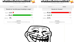 Size: 1551x873 | Tagged: safe, brony, fake, meta, text, troll, trollface