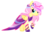 Size: 3743x2360 | Tagged: safe, artist:sparkle-bubba, fluttershy, pony, g4, alternate hairstyle, clothes, dress, female, gala dress, high res, pretty, simple background, solo, transparent background, vector