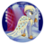 Size: 723x708 | Tagged: safe, artist:yulyeen, derpy hooves, pegasus, pony, g4, clothes, dress, female, mare, solo, stage