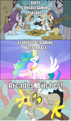 Size: 626x1068 | Tagged: safe, discord, princess celestia, g4, image macro, meta