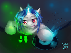 Size: 676x507 | Tagged: safe, artist:php154, dj pon-3, vinyl scratch, g4, duo