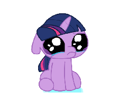 Size: 556x405 | Tagged: safe, artist:keanno, part of a set, twilight sparkle, g4, animated, crying, emotional warfare, female, filly, foal, sad