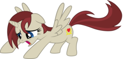 Size: 8311x4017 | Tagged: safe, artist:spacekingofspace, oc, oc only, oc:akira, alicorn, pony, absurd resolution, alicorn oc, ears back, open mouth, simple background, solo, transparent background, vector, worried