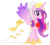 Size: 11959x10696 | Tagged: safe, artist:echo-and-hazel-ponis, princess cadance, alicorn, pony, g4, absurd resolution, clothes, concave belly, dress, female, looking up, mare, simple background, slender, solo, thin, transparent background, vector, wedding dress