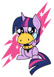 Size: 1071x1510 | Tagged: safe, artist:cuttycommando, twilight sparkle, bee, g4, cute, duo, female, filly, filly twilight sparkle, holding, mrs. buzzy, simple background, sitting, transparent background, twiabetes, younger