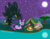 Size: 4000x3156 | Tagged: safe, artist:wildanime, derpy hooves, spike, twilight sparkle, oc, oc:fausticorn, pegasus, pony, unicorn, g4, campfire, constellation, eyes closed, female, fire, food, magic, mare, marshmallow, moon, night, ponyloaf, stars, telescope, tent, tree, trio, unicorn twilight, water