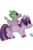 Size: 480x728 | Tagged: safe, artist:ineedcoffeee, spike, twilight sparkle, dragon, pony, unicorn, g4, dragons riding ponies, female, male, mare, riding