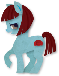 Size: 591x750 | Tagged: safe, artist:sleepwalks, oc, oc only, oc:couch heart, earth pony, pony, 2011, female, solo
