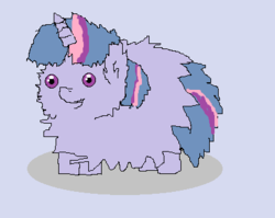 Size: 405x323 | Tagged: safe, twilight sparkle, fluffy pony, g4, fluffy pony original art, twifluff