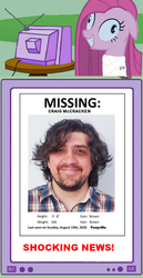 Size: 580x1125 | Tagged: safe, pinkie pie, earth pony, pony, g4, craig mccracken, exploitable meme, meme, pinkamena diane pie, tv meme