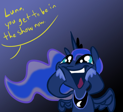 Size: 900x818 | Tagged: safe, artist:darkponysoul, artist:tess, princess luna, pony, g4, female, solo