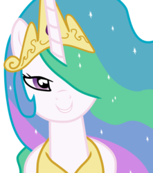 Size: 899x1017 | Tagged: dead source, safe, artist:eruvon, princess celestia, alicorn, pony, g4, bedroom eyes, female, love face, mare, simple background, solo, transparent background, vector