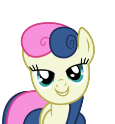 Size: 900x970 | Tagged: dead source, safe, artist:eruvon, bon bon, sweetie drops, earth pony, pony, g4, bedroom eyes, female, lidded eyes, love face, simple background, solo, transparent background, vector