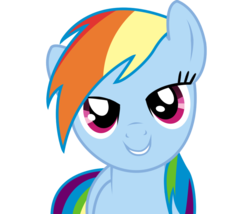 Size: 900x770 | Tagged: dead source, safe, artist:eruvon, rainbow dash, pony, g4, bedroom eyes, love face, simple background, solo, transparent background, vector