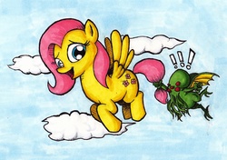 Size: 1416x995 | Tagged: safe, artist:darkone10, fluttershy, g4, cthulhu