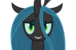 Size: 3629x2400 | Tagged: safe, artist:clone999, queen chrysalis, changeling, changeling queen, g4, bedroom eyes, female, high res, simple background, transparent background, vector