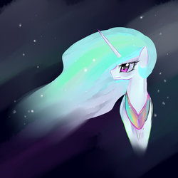 Size: 900x900 | Tagged: safe, artist:edahi, princess celestia, g4, smiling