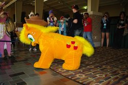 Size: 1280x857 | Tagged: safe, artist:cocoeagle, applejack, human, g4, costume, fursuit, irl, irl human, midwestria, photo