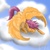 Size: 1080x1080 | Tagged: safe, artist:linnyillustrates, scootaloo, pegasus, pony, g4, cloud, duo, eyes closed, large wings, on a cloud, standing on a cloud, wings