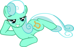 Size: 1106x710 | Tagged: safe, artist:pyropig75, bon bon, lyra heartstrings, sweetie drops, earth pony, pony, g4, bedroom eyes, damn sexy pose, duo, female, fusion, fusion:bon bon, fusion:lyra heartstrings, fusion:lyrabon, mare, not oc:sweet song, palette swap, recolor, simple background, transparent background