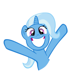 Size: 800x850 | Tagged: safe, artist:haloreplicas, trixie, g4, duo, irrational exuberance, simple background, transparent background, vector