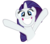 Size: 800x704 | Tagged: safe, artist:haloreplicas, rarity, pony, unicorn, g4, big grin, grin, horn, irrational exuberance, simple background, smiling, solo, transparent background, vector, wrong eye shape