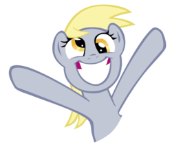 Size: 800x704 | Tagged: safe, artist:haloreplicas, derpy hooves, pegasus, pony, g4, duo, female, irrational exuberance, mare, simple background, transparent background, vector