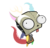 Size: 463x445 | Tagged: safe, discord, g4, gir, invader zim, simple background, solo, transparent background