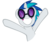 Size: 800x704 | Tagged: safe, artist:haloreplicas, dj pon-3, vinyl scratch, pony, g4, hug, irrational exuberance, simple background, solo, transparent background