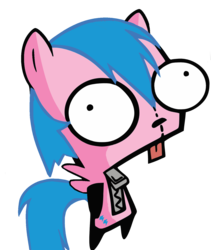 Size: 1297x1540 | Tagged: safe, firefly, g1, gir, invader zim, simple background, solo, transparent background