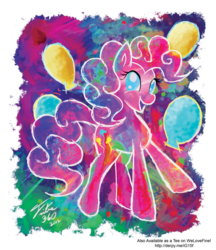 Size: 900x1040 | Tagged: safe, artist:tsitra360, pinkie pie, g4, psychedelic