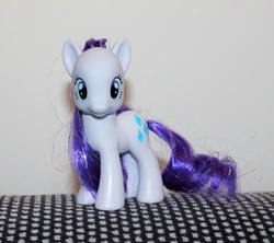 Size: 1879x1666 | Tagged: safe, rarity, earth pony, pony, g4, brushable, earth pony rarity, irl, photo, prototype, race swap, solo, toy