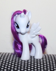 Size: 1447x1826 | Tagged: safe, rarity, alicorn, pony, g4, brushable, irl, photo, prototype, raricorn, solo, toy